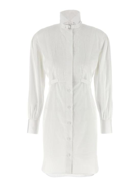 25SS 알렉산더 맥퀸 미디 원피스 834043QAABS9000 White