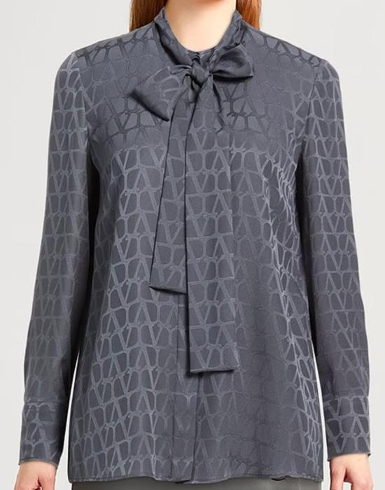  발렌티노 가라바니 블라우스 5B3AB5T77TK 598 Grey - VALENTINO GARAVANI