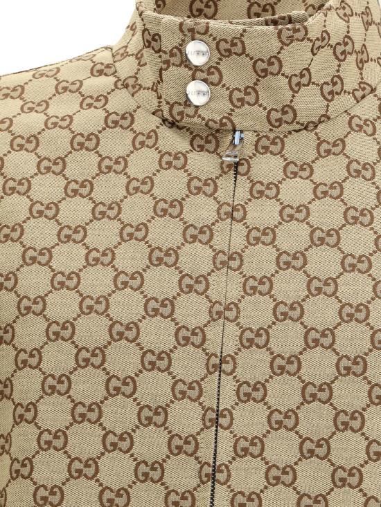  구찌 자켓 GG 슈프림 재킷 카멜레보니 - GUCCI