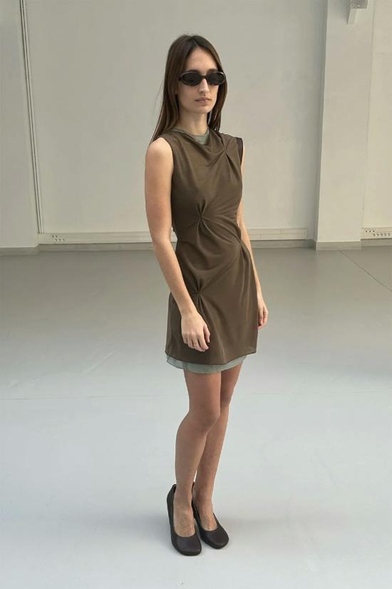  샘디 숏 원피스 사엠디 아야 미니 드레스 틸 - SAEMDI