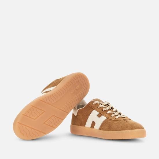 26SS 호간 쿨 스니커즈 HXM6470FB60UWX419E Brown - HOGAN