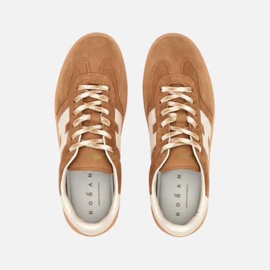 26SS 호간 쿨 스니커즈 HXM6470FB60UWX419E Brown - HOGAN