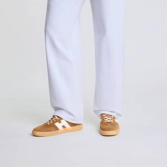 26SS 호간 쿨 스니커즈 HXM6470FB60UWX419E Brown - HOGAN