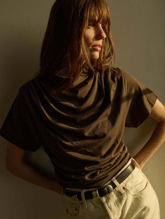  네이션 리미티드 반팔 티셔츠 대릴 카울넥 티셔츠 - NATION LTD