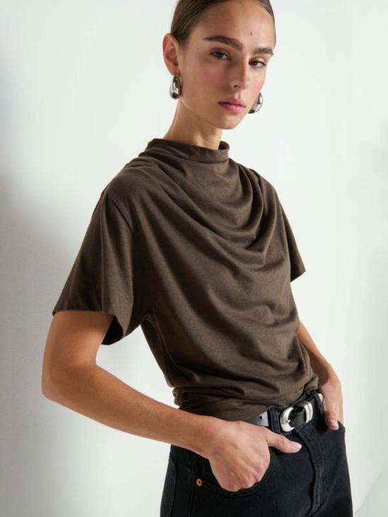  네이션 리미티드 반팔 티셔츠 대릴 카울넥 티셔츠 - NATION LTD