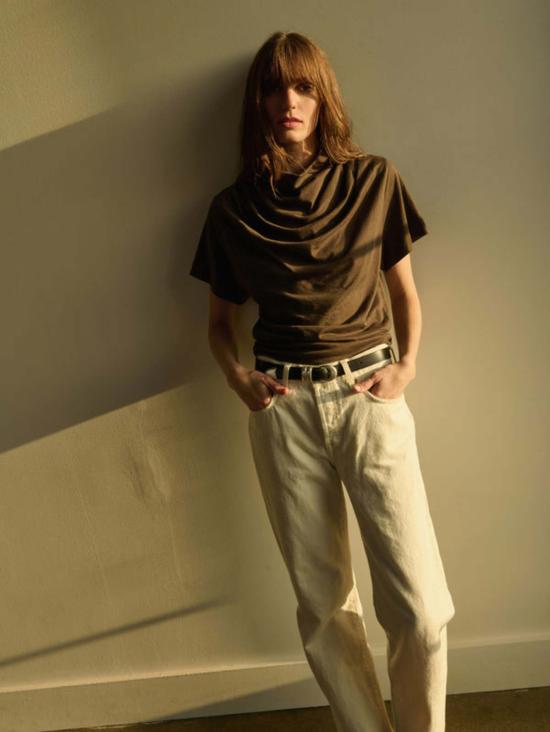  네이션 리미티드 반팔 티셔츠 대릴 카울넥 티셔츠 - NATION LTD