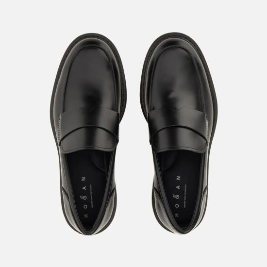 26SS 호간 로퍼 HXM7040FZ10UWNB999 Black - HOGAN