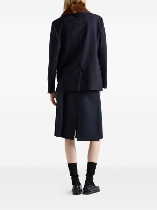 25FW 프라다 미디 스커트 P117ZS OOO17VZF0008 Black - PRADA