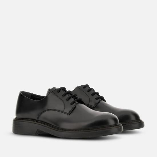 26SS 호간 드레스 슈즈 HXM7040FZ20U1MB999 Black - HOGAN