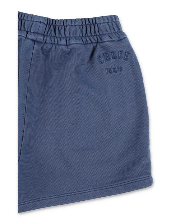  [키즈] 끌로에 쇼츠/버뮤다 아동용 플리스 반바지 (블루) - CHLOE