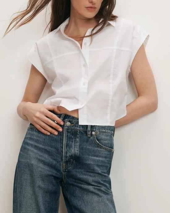  베로니카비어드 셔츠 베로니카 비어드 네스터  화이트 - VERONICA BEARD