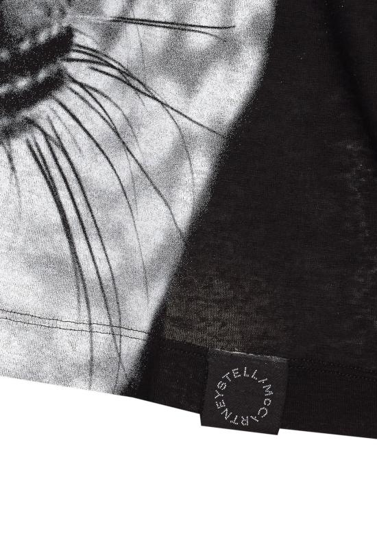  스텔라 맥카트니 반팔 티셔츠 스텔라 매카트니 클라우드 레오파드 티셔츠 블랙 - STELLA MCCARTNEY