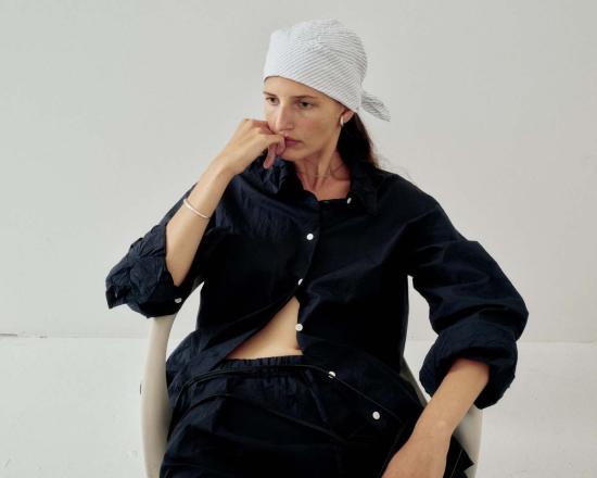  사야카 다비스 뉴욕 셔츠 사야카 데이비스 뉴욕 크링클 오버사이즈 셔츠 - SAYAKA DAVIS NEW YORK