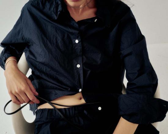  사야카 다비스 뉴욕 셔츠 사야카 데이비스 뉴욕 크링클 오버사이즈 셔츠 - SAYAKA DAVIS NEW YORK