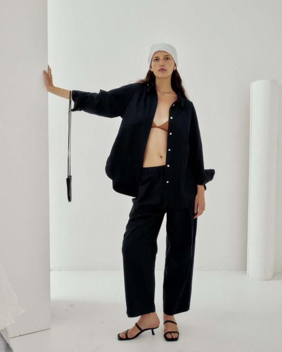  사야카 다비스 뉴욕 셔츠 사야카 데이비스 뉴욕 크링클 오버사이즈 셔츠 - SAYAKA DAVIS NEW YORK