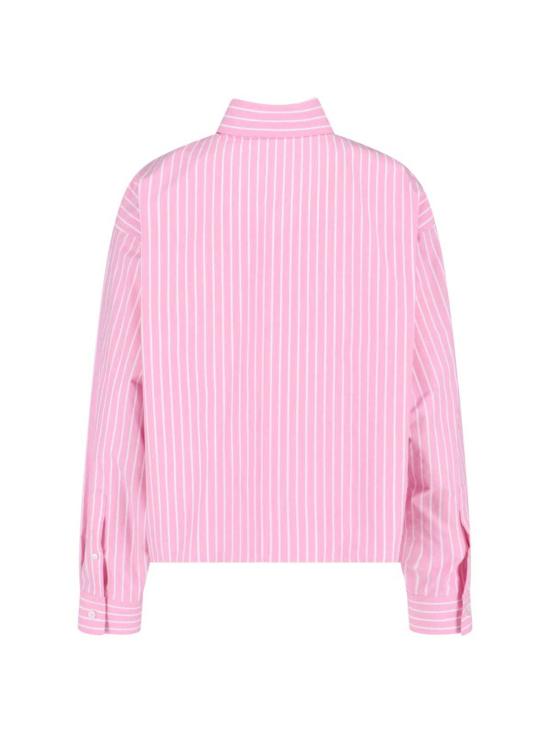  발렌시아가 셔츠 포플린 셔츠 핑크 - BALENCIAGA