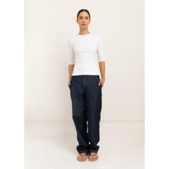  페이퍼 라벨 반팔 티셔츠 아카리 크루넥 티셔츠 - PAPER LABEL