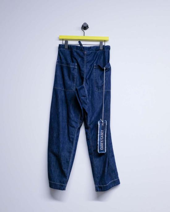  케이시 케이시 데님 팬츠 인디고 L 데님 타이 미 업 팬츠 - CASEY CASEY