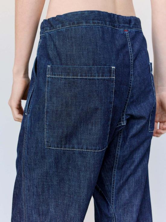  케이시 케이시 데님 팬츠 인디고 L 데님 타이 미 업 팬츠 - CASEY CASEY