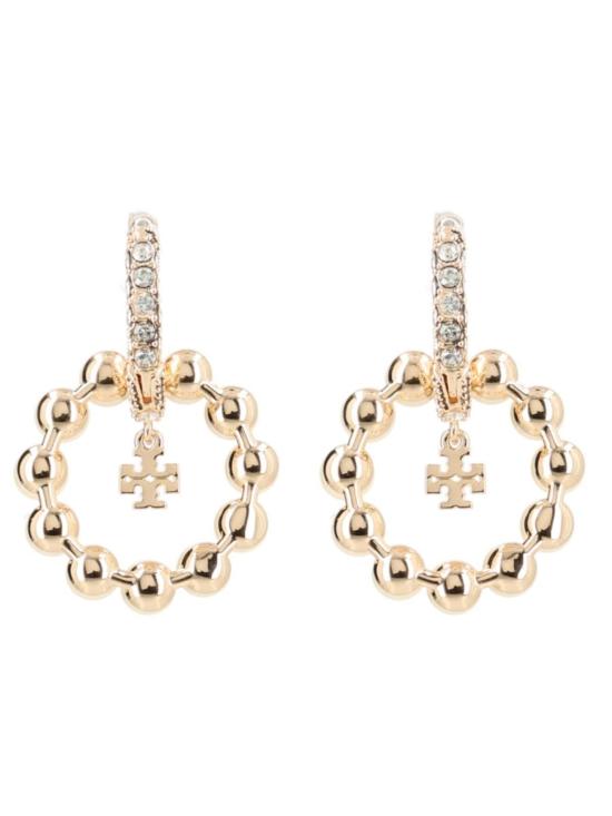  토리버치 이어링 키라 진주 및 라인스톤 귀걸이 (화이트) - TORY BURCH