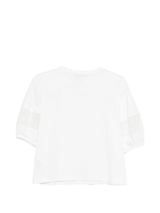  엠포리오 아르마니 스웨터 코튼 크루넥  화이트 - EMPORIO ARMANI