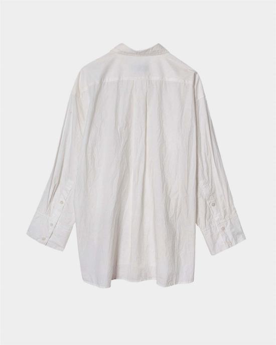  사야카 다비스 뉴욕 셔츠 사야카 데이비스 뉴욕 크링클 오버사이즈 셔츠 - SAYAKA DAVIS NEW YORK