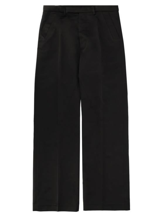  릭 오웬스 스트레이트 팬츠 테일러드 게스  블랙