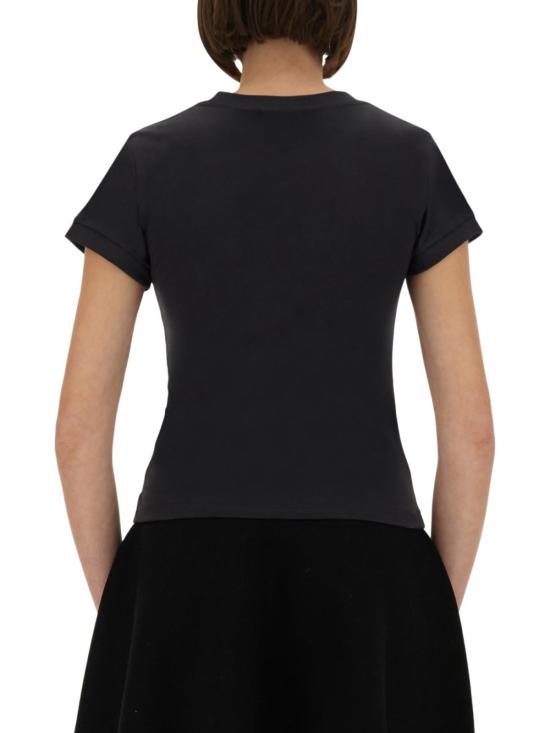  가니 반팔 티셔츠 베이비핏 티셔츠 - GANNI