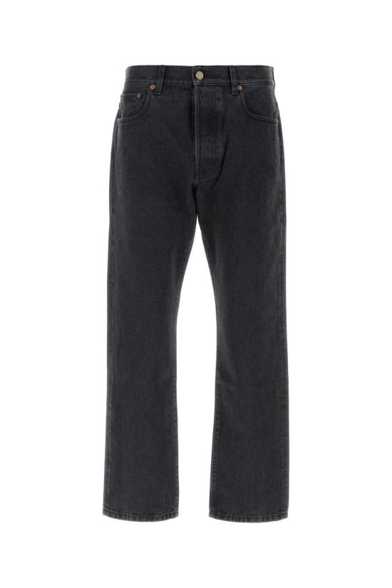 발렌티노 가라바니 데님 팬츠 슬레이트 데님 진 네로