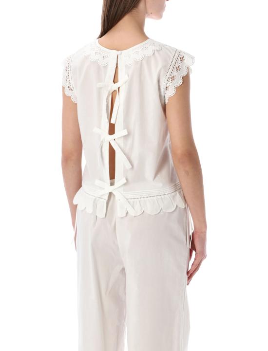 26SS 더 가먼트 민소매 티셔츠 22236 000 Bianco - THE GARMENT