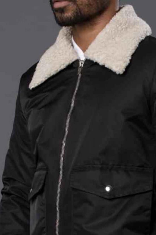  THE ENSIGN 봄버 자켓 Ensign Krammer & Stoudt 셰르파 안감 항공 조종사 봄버 재킷 블랙 - OTHER BRANDS