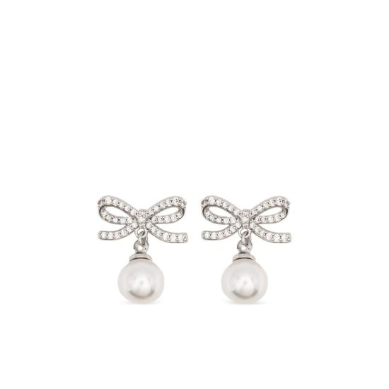  셀프 포트레이트 이어링 주얼리 귀걸이 실버/화이트