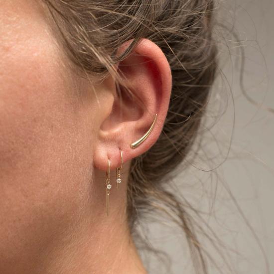  잭 앤 지 이어링 잭 + G 다이아몬드 차임