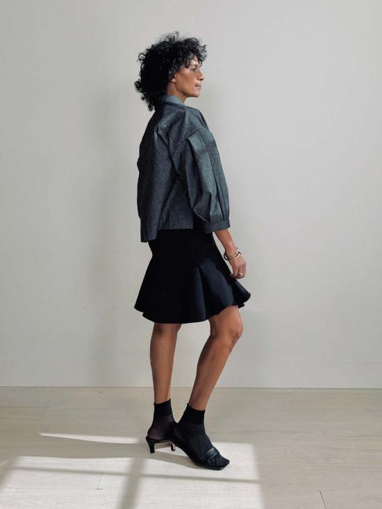  예세이트 숏 원피스 예사엣 하위 드레스 블랙 - YESAET