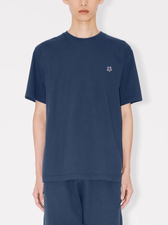 26SS 겐조 반팔 티셔츠 FE65TS4744SG 76 Blue - KENZO