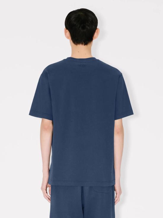 26SS 겐조 반팔 티셔츠 FE65TS4744SG 76 Blue - KENZO