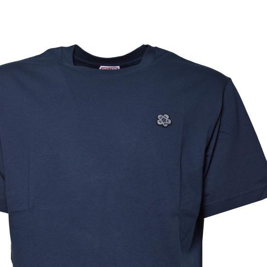 26SS 겐조 보케 클래식 티셔츠 FE65TS4744SG 76 Blu navy - KENZO
