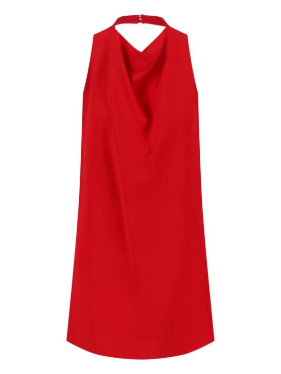  발렌티노 가라바니 숏 원피스 발렌티노 실크 미니 드레스 레드