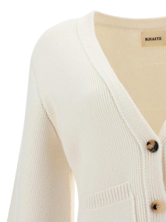  케이트 가디건 Khaite 스칼렛 카디건 화이트 - KHAITE
