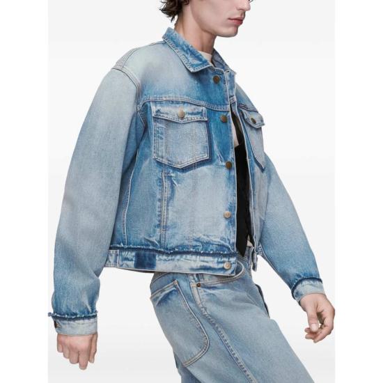  마르지엘라 코트 메종   블루 - MAISON MARGIELA