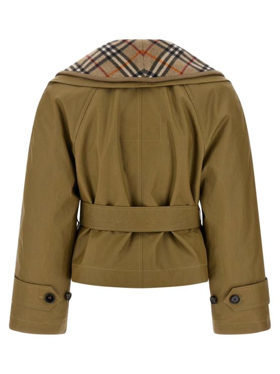  버버리 트렌치 코트 칼튼 재킷 브라운 - BURBERRY