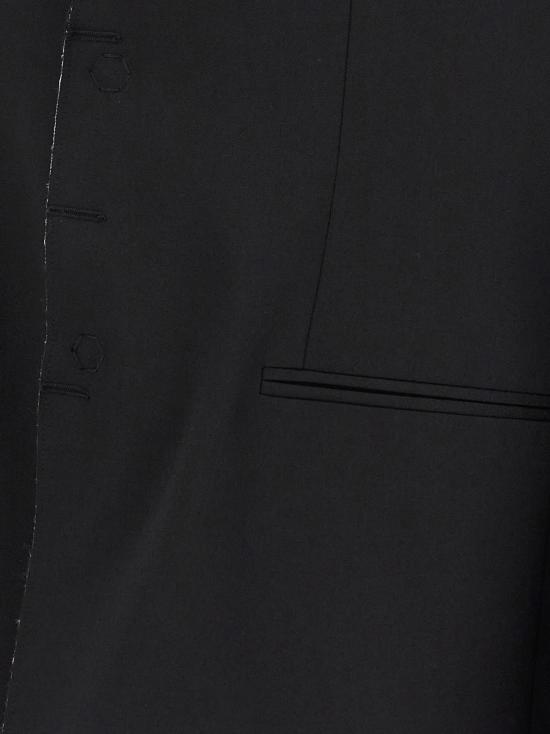  MM6 메종마르지엘라 수트 자켓 Mm6 메종 마르지엘라 싱글 브레스트 블레이저 블랙 - MM6 MAISON MARGIELA