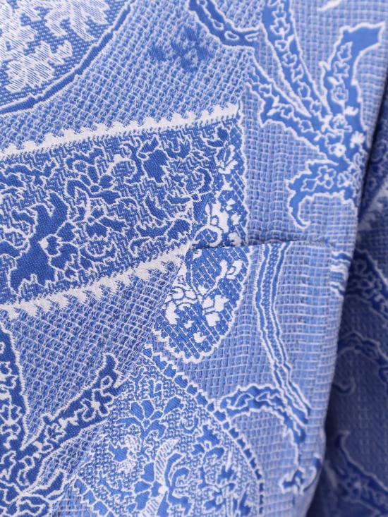  에트로 수트 자켓 실크 블렌드 싱글 브레스트 블레이저 멀티 컬러 - ETRO