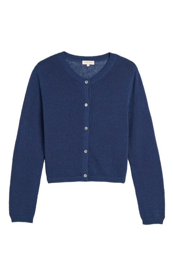  데미리 뉴욕 가디건 데밀리 조시 카디건 인디고