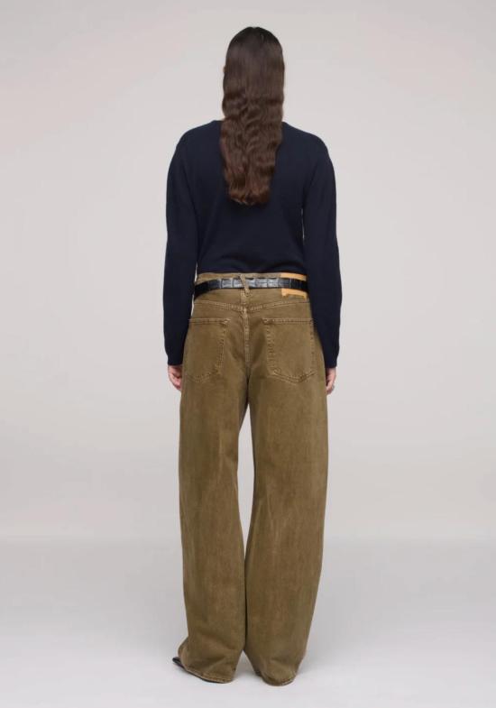  달라 데님 팬츠 아일 진 다크 올리브 - DALA