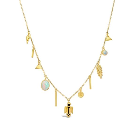  시에라 윈터 주얼리 목걸이/팬던트 탈리스만 목걸이 골드 베르메일 - SIERRA WINTER JEWELRY