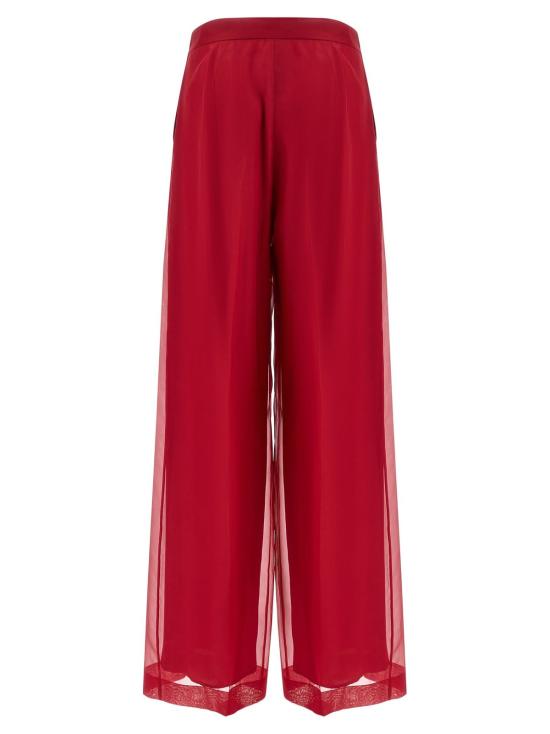  막스마라 스트레이트 팬츠 막스 마라 므세올리비 팬츠 레드 - MAX MARA