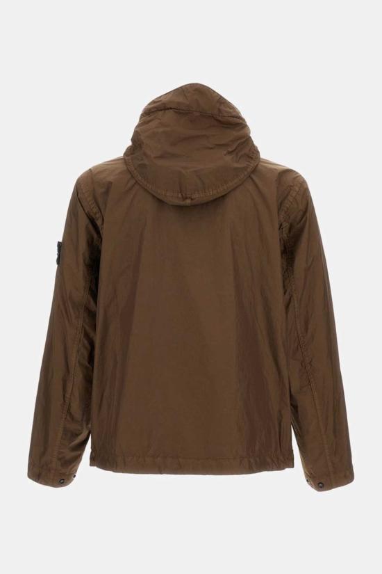  스톤 아일랜드 자켓 후드 재킷 브라운 - STONE ISLAND