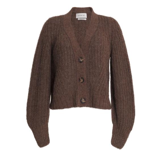  ELEVEN SIX 가디건 일레븐 식스 사라 카디 카디건 더스티 초콜릿 - OTHER BRANDS