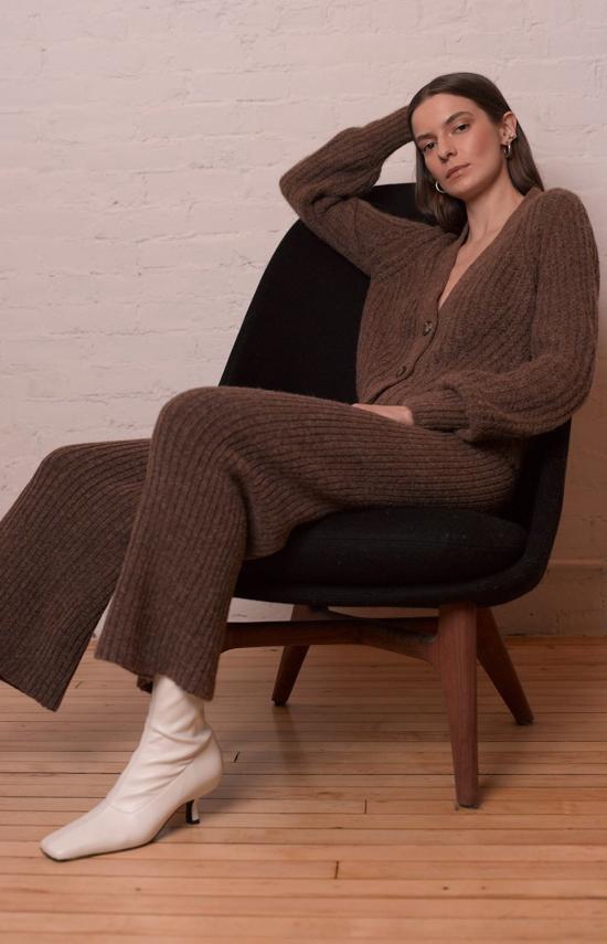  ELEVEN SIX 가디건 일레븐 식스 사라 카디 카디건 더스티 초콜릿 - OTHER BRANDS